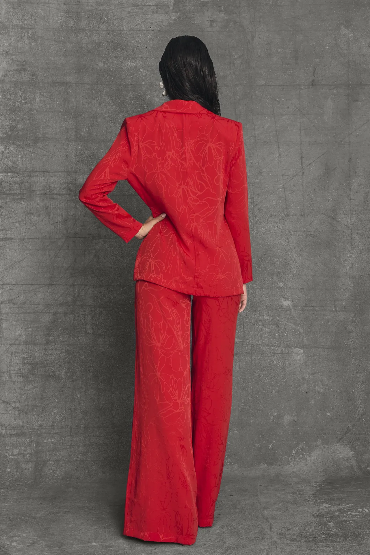 Shop Blazer Fluide Brighton Rouge Remise Des Diplômes|Communions Ou Baptêmes
