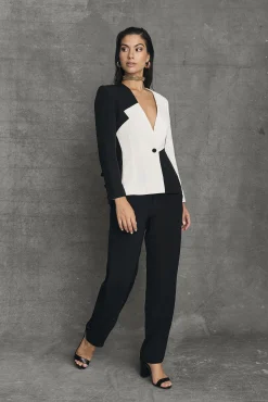 Discount Blazer Gales Noir et Blanc Remise Des Diplômes|Communions Ou Baptêmes