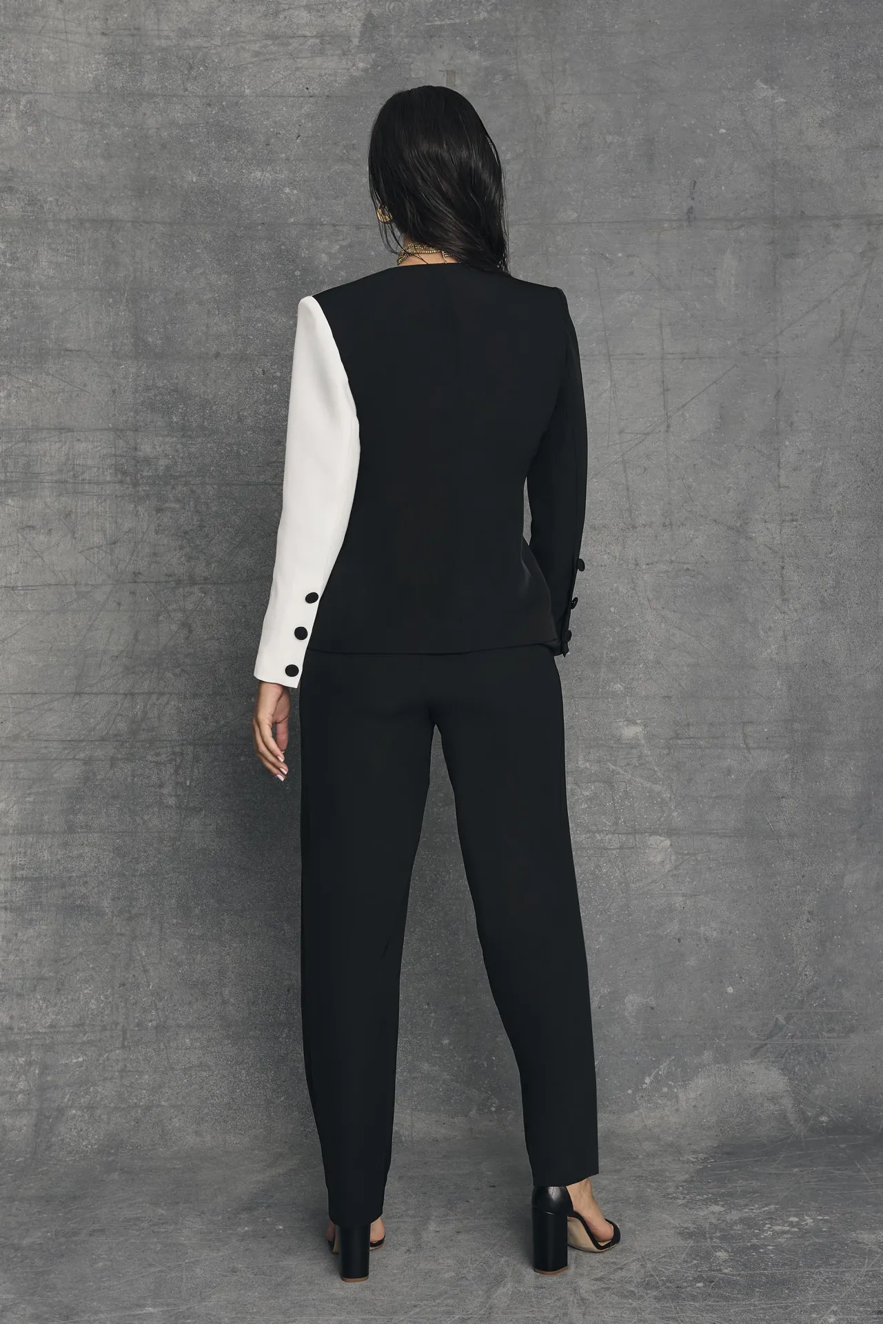 Discount Blazer Gales Noir et Blanc Remise Des Diplômes|Communions Ou Baptêmes