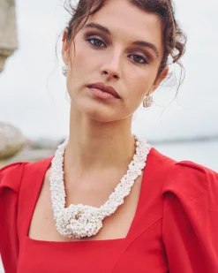 New Boucles d'oreilles fleur de calla blanche Bijoux|MariÉe