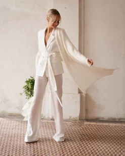 Fashion Châle Mohair Blanc Communions Ou Baptêmes|Mariée