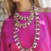 Cheap Collier Court Double Atlantique Bijoux
