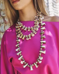 Cheap Collier Court Double Atlantique Bijoux