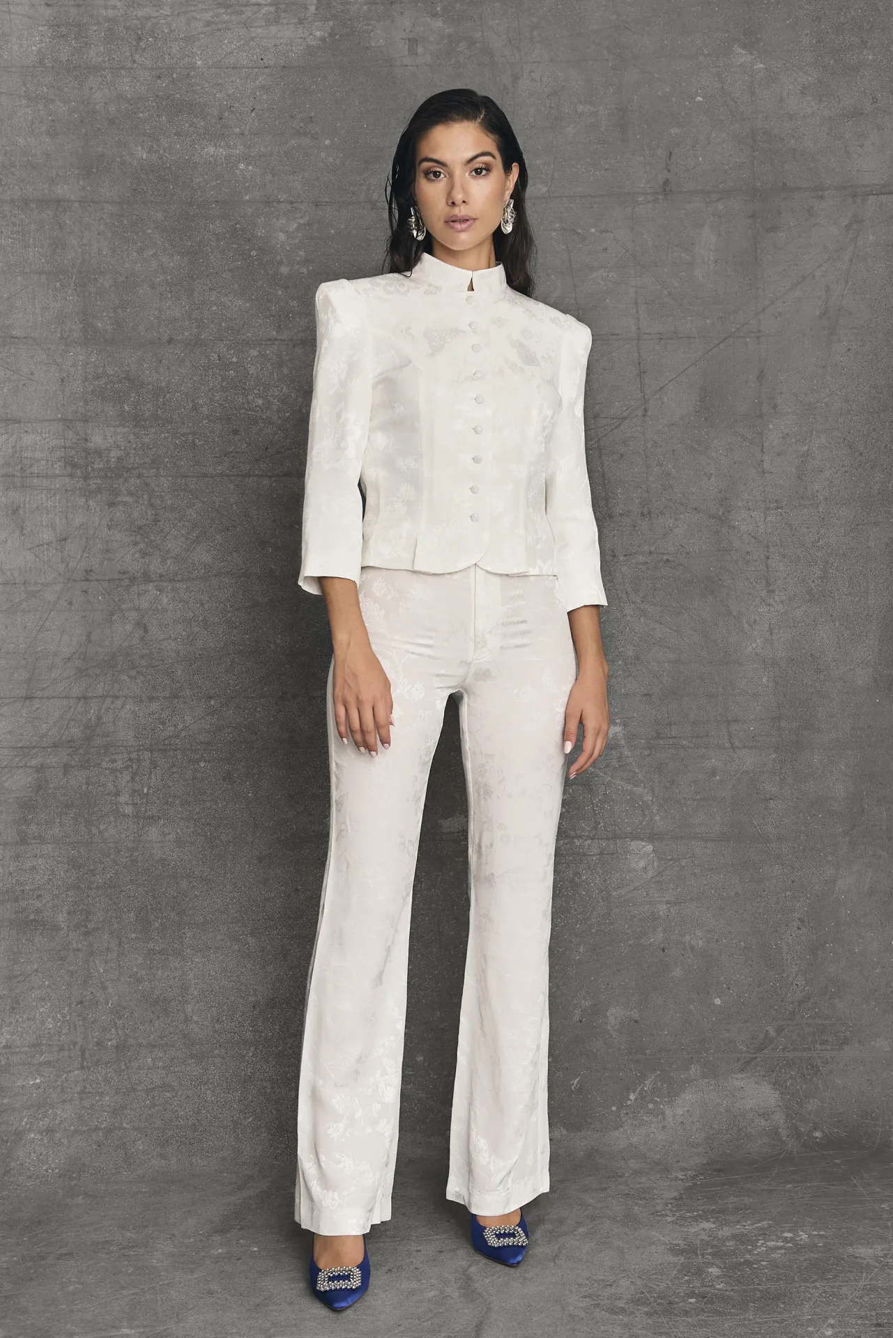 Best Sale Pantalon bootcut Chelsea Blanc Remise Des Diplômes|Communions Ou Baptêmes