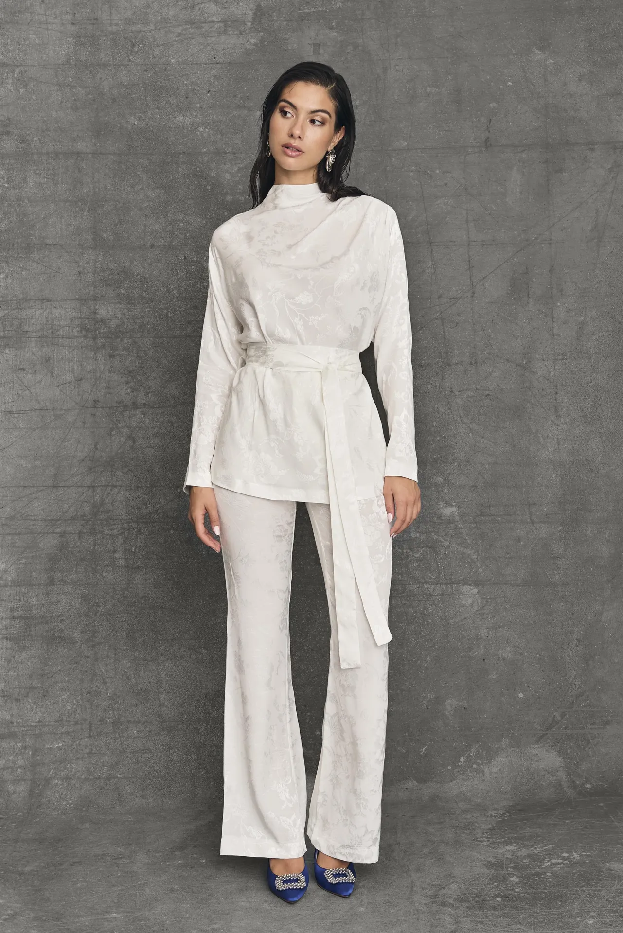 Best Sale Pantalon bootcut Chelsea Blanc Remise Des Diplômes|Communions Ou Baptêmes