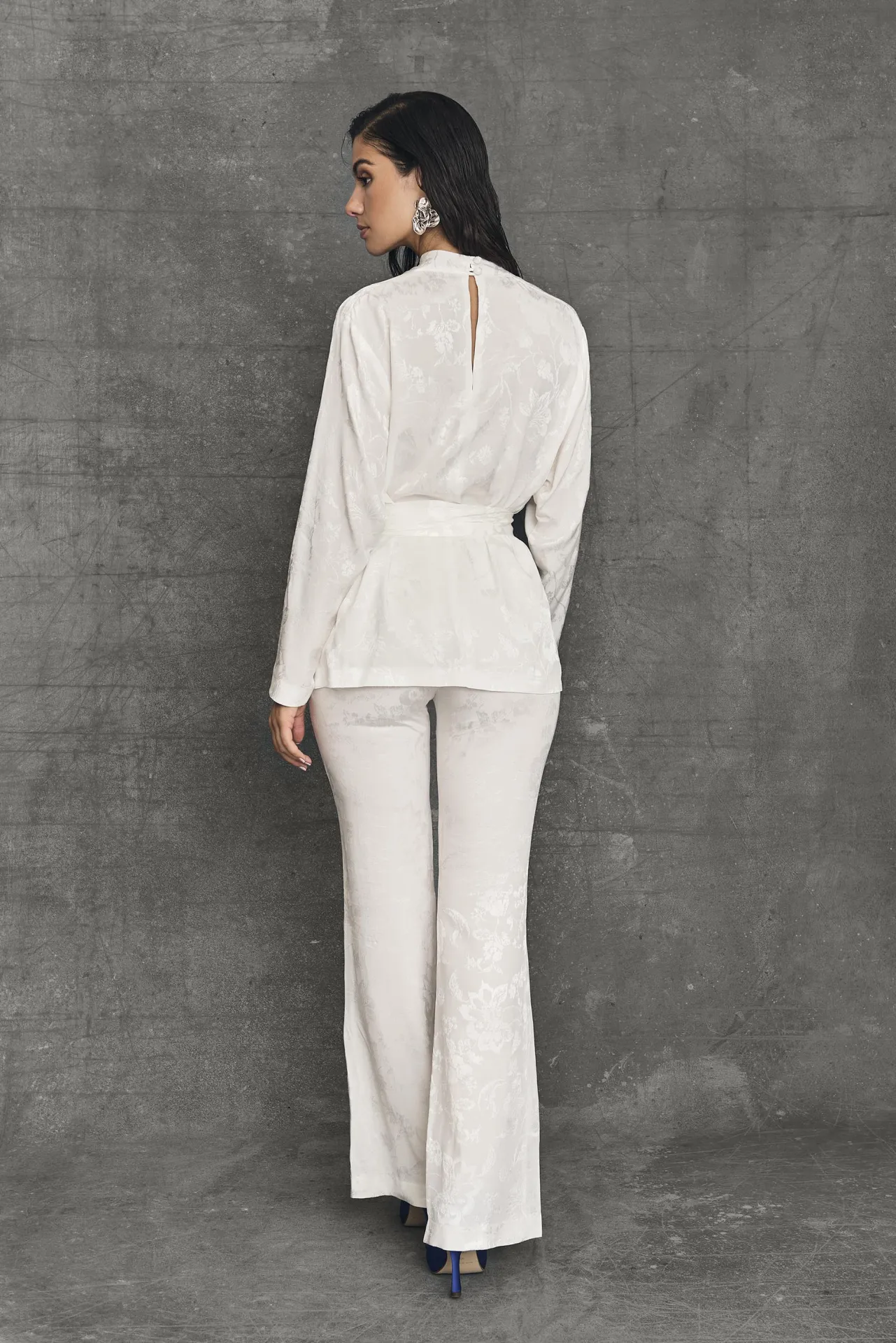 Best Sale Pantalon bootcut Chelsea Blanc Remise Des Diplômes|Communions Ou Baptêmes