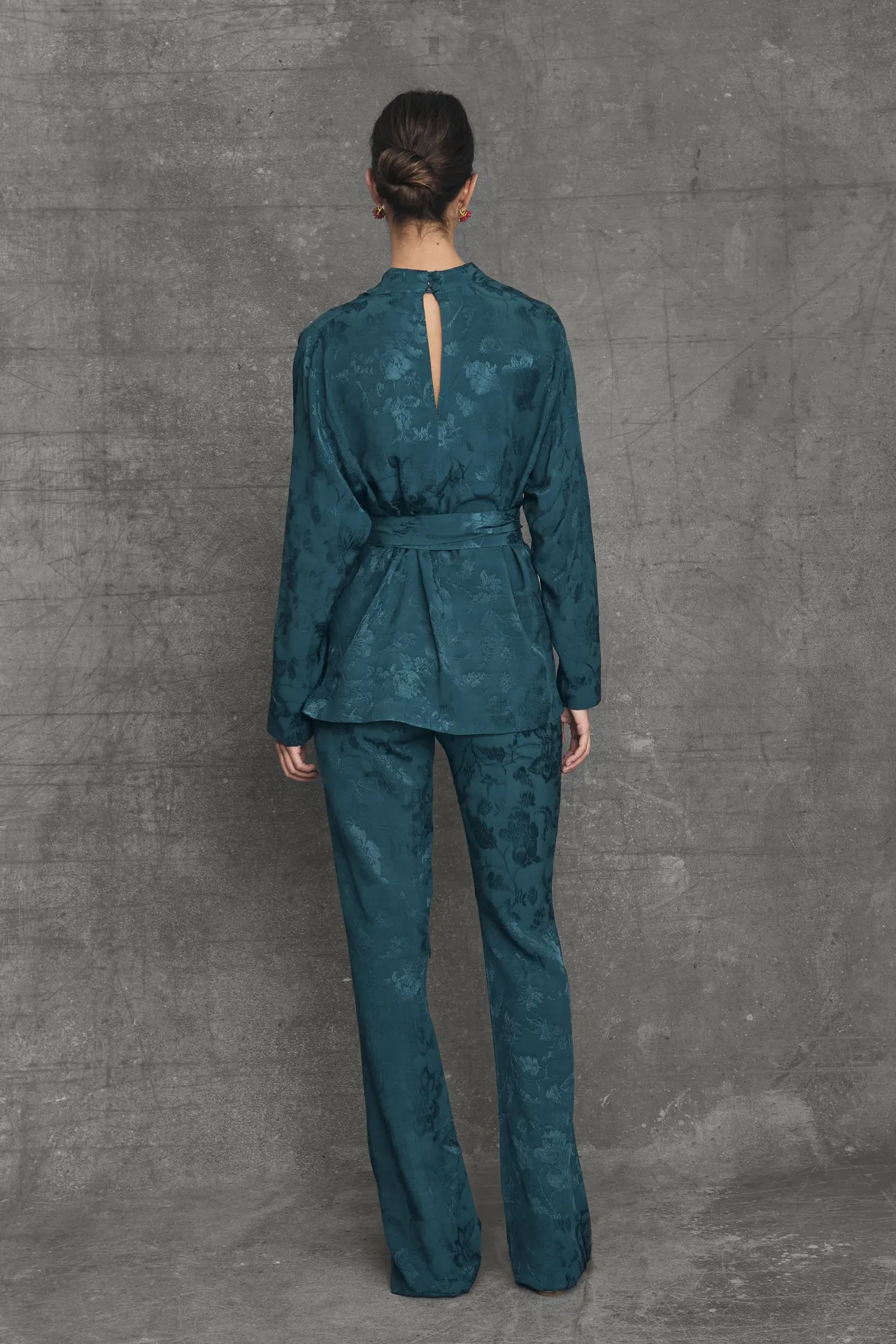 Best Sale Pantalon flare Chelsea Bleu Pétrole Remise Des Diplômes|Communions Ou Baptêmes