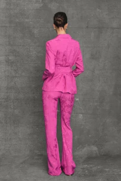 Cheap Pantalon flare Chelsea Fuchsia Remise Des Diplômes|Communions Ou Baptêmes