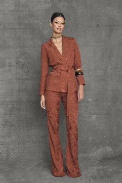 Sale Pantalon flare Chelsea Terracotta Remise Des Diplômes|Communions Ou Baptêmes