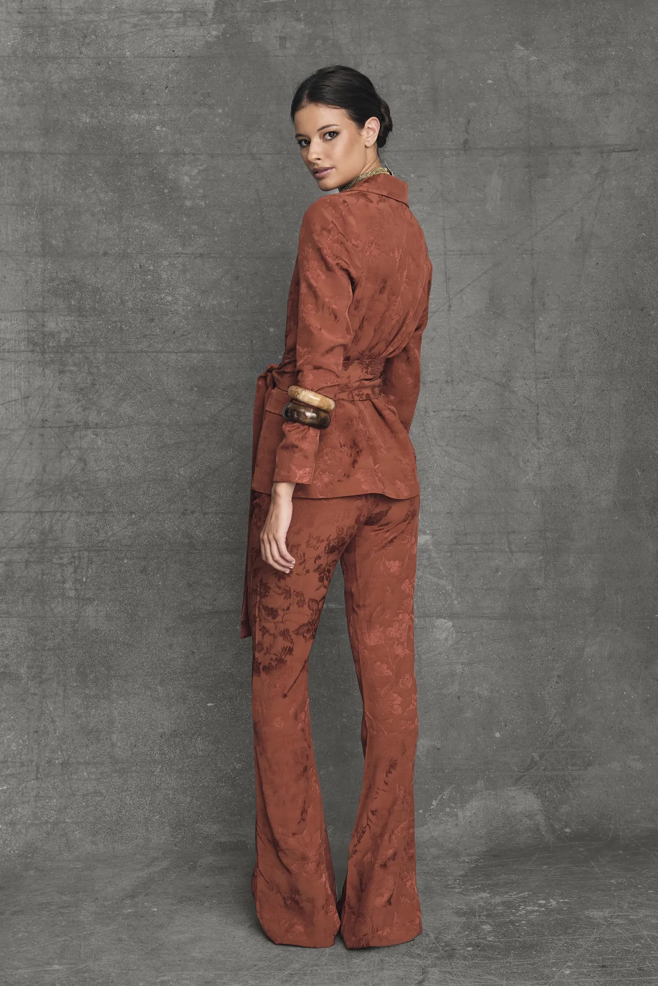 Sale Pantalon flare Chelsea Terracotta Remise Des Diplômes|Communions Ou Baptêmes
