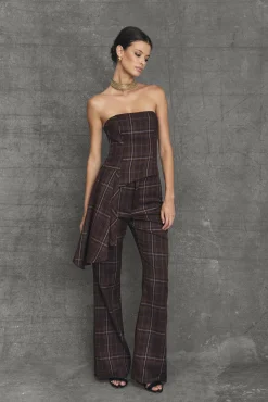 Shop Pantalon Oxford Marron Remise Des Diplômes|Communions Ou Baptêmes