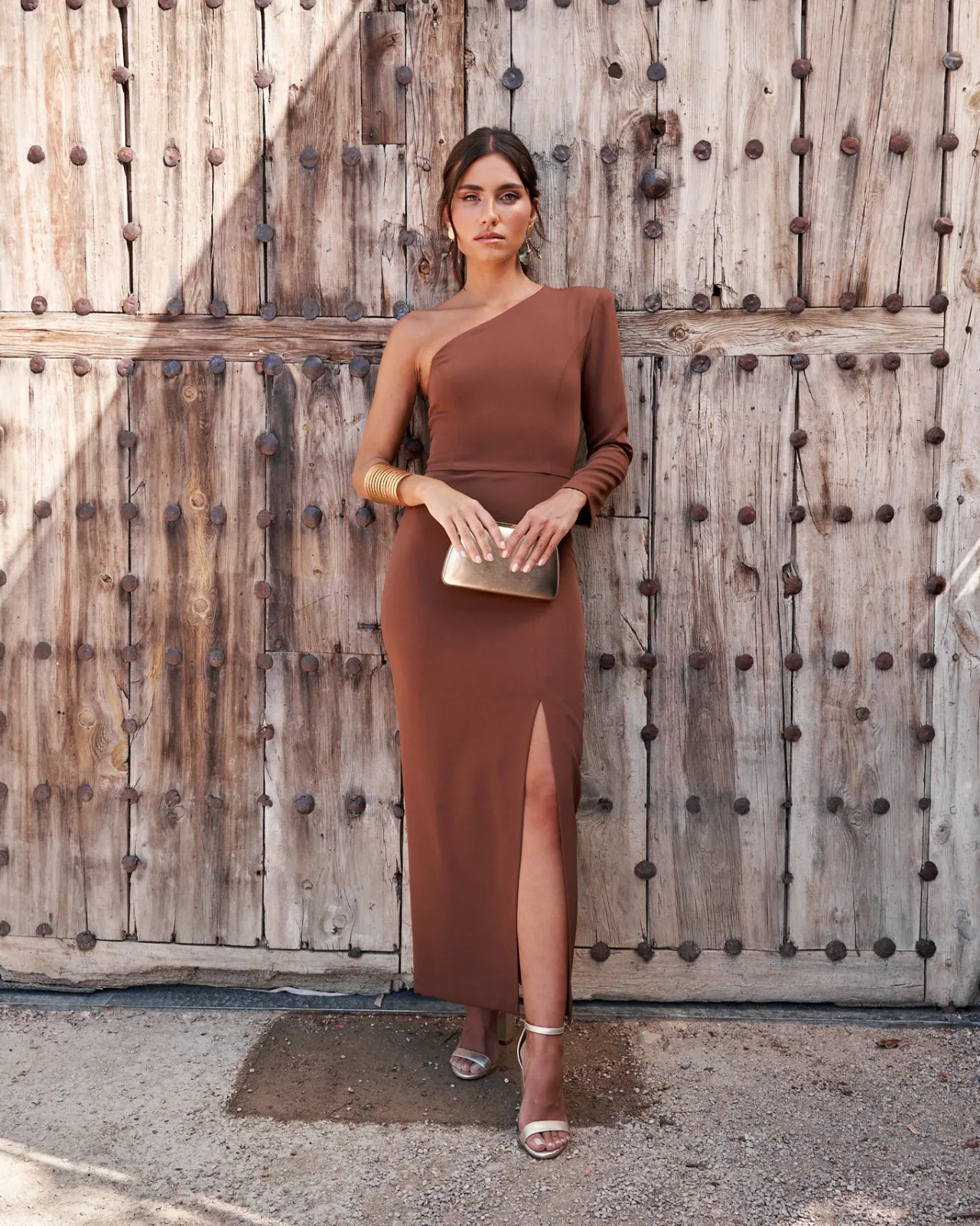 Online Robe Chiara marron Outlet|Remise Des Diplômes