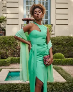 Fashion Robe Corina Verte Outlet|Robes