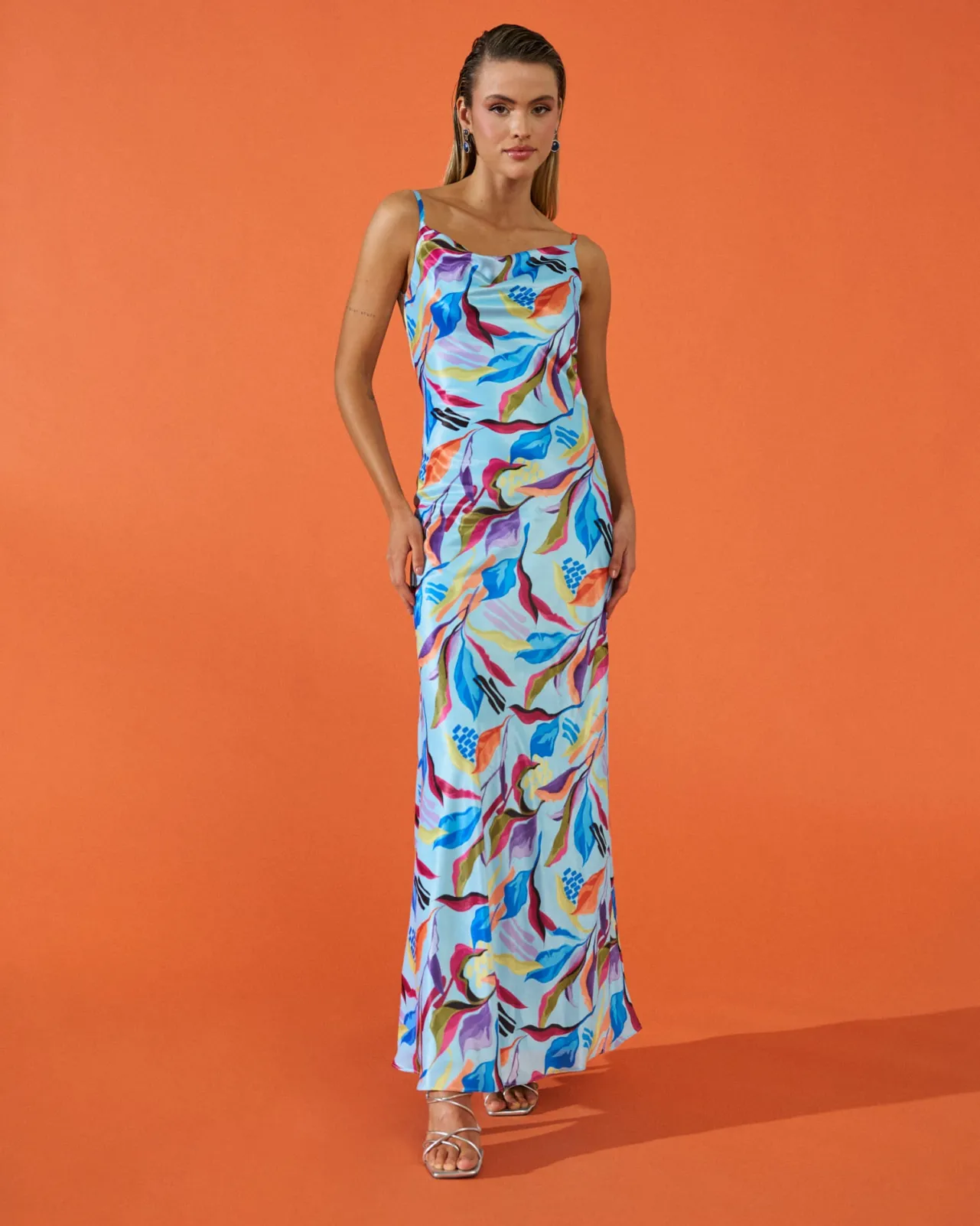 Store Robe Hera à imprimé tropical Outlet|Invité Mariage