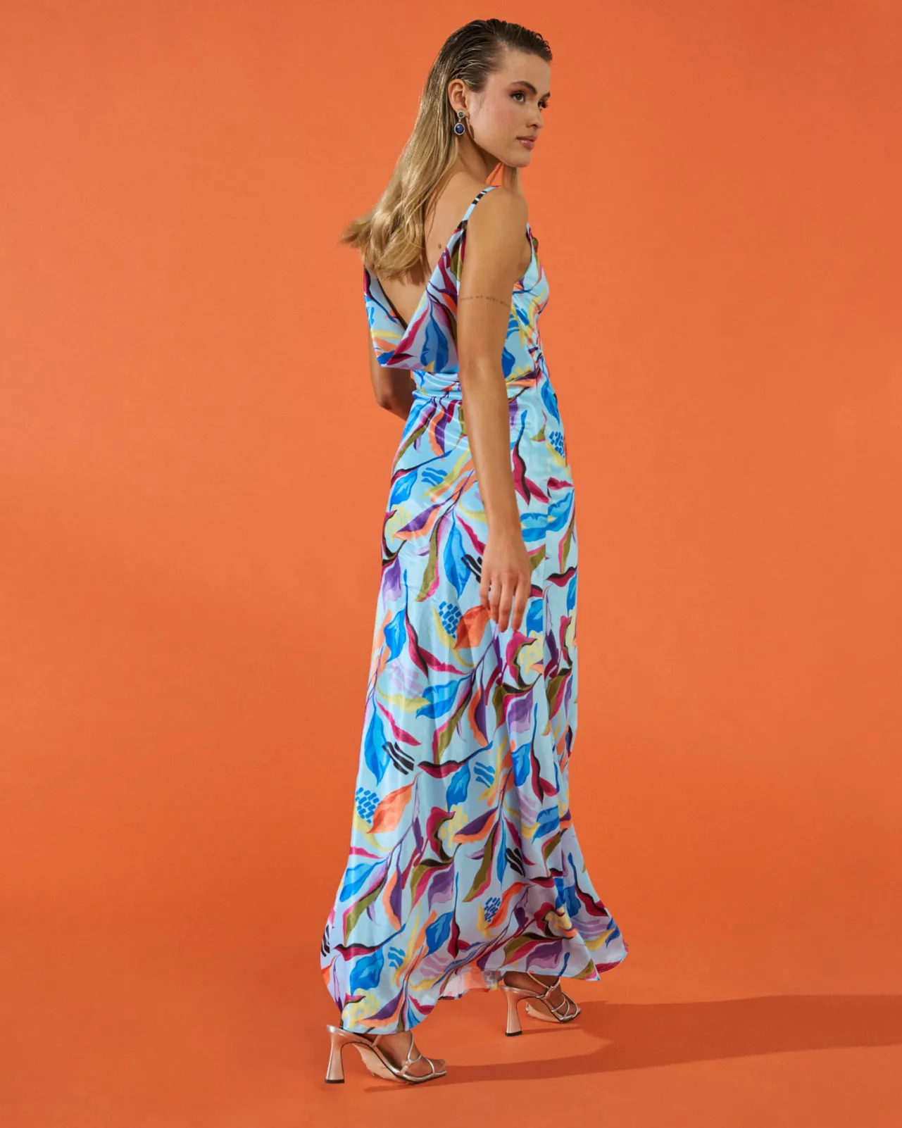 Store Robe Hera à imprimé tropical Outlet|Invité Mariage