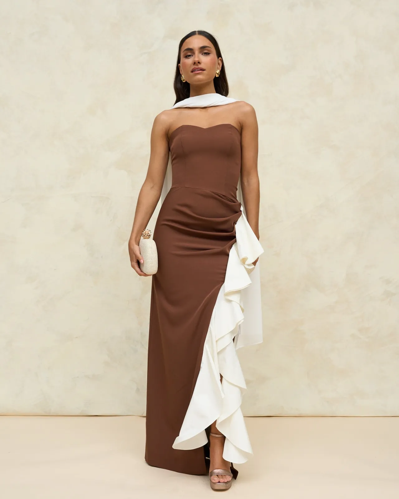 New Robe Macarena marron Outlet|Remise Des Diplômes