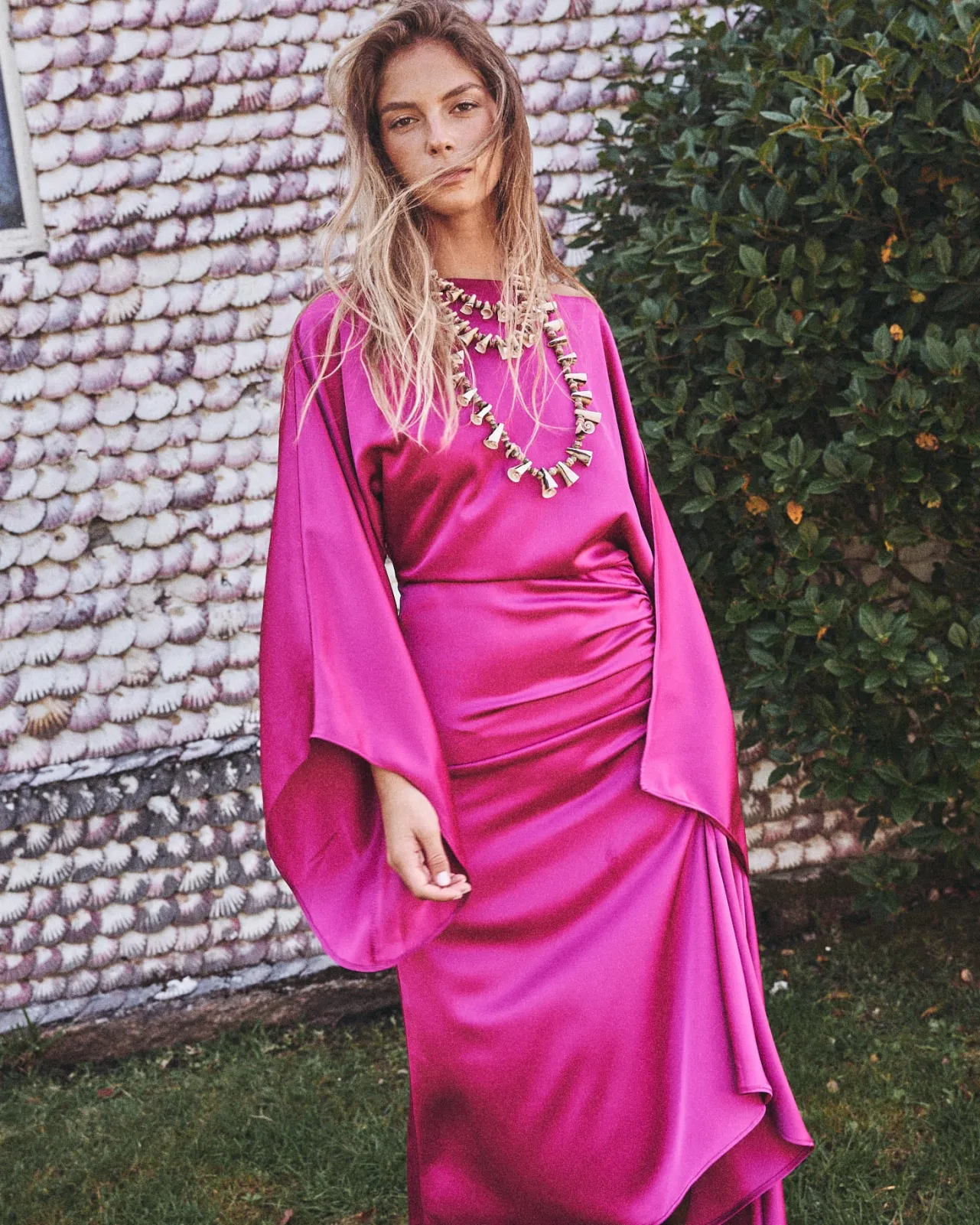 Hot Robe Midi Aldara Bougainvillier Remise Des Diplômes|Invité Mariage