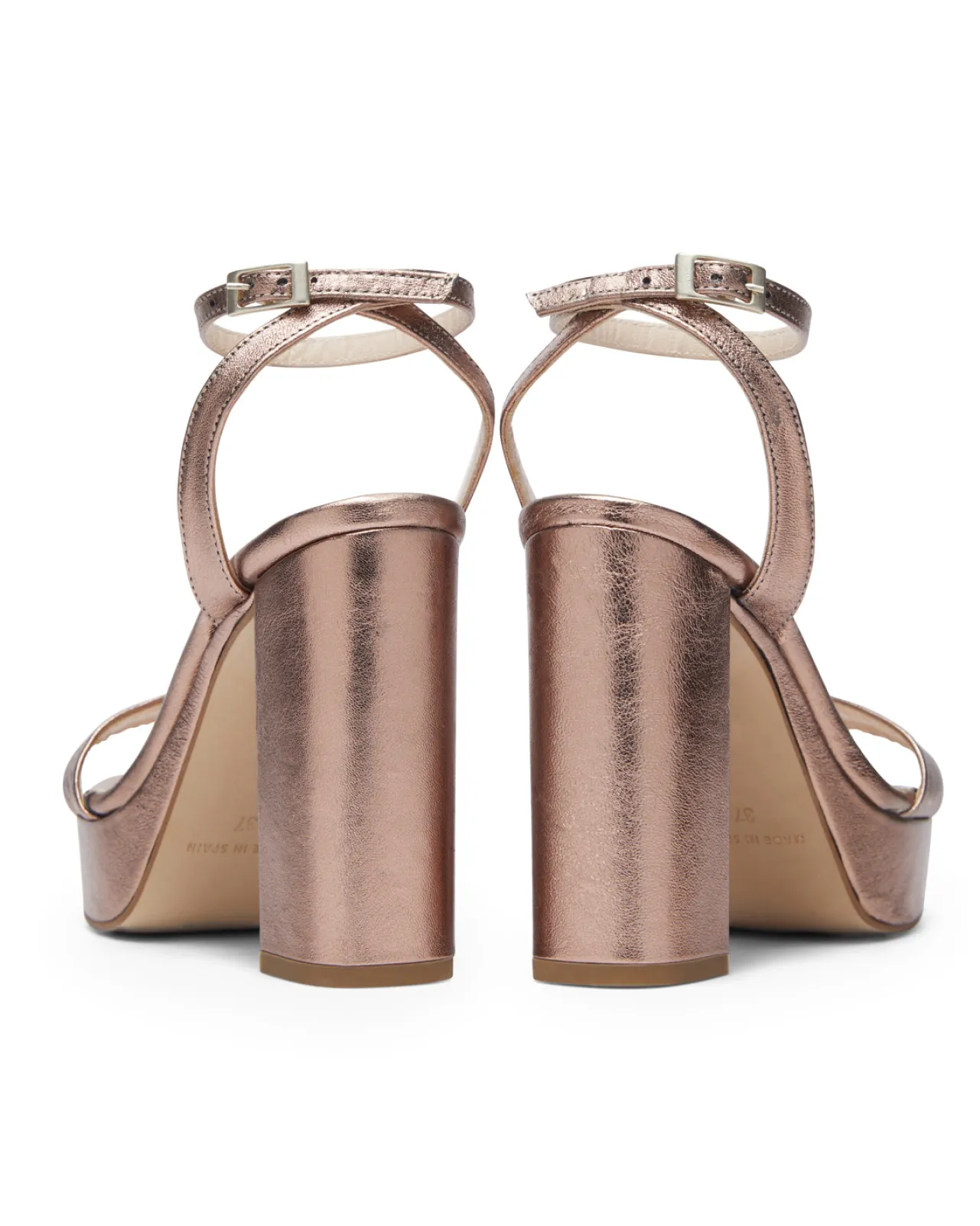 Fashion Sandales en cuir Zahara Bronze Chaussures