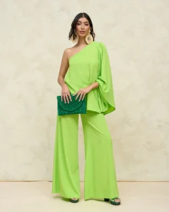 Cheap Sandales Nia en Cuir Verte Chaussures