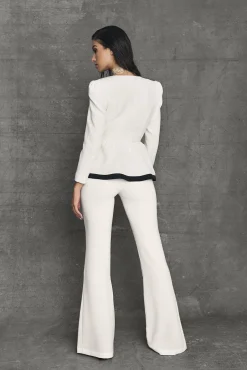 Shop Veste Bristol Blanche Remise Des Diplômes|Communions Ou Baptêmes